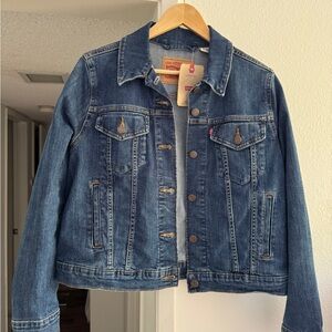 Levi's Women's Dark Blue Jean Jacket